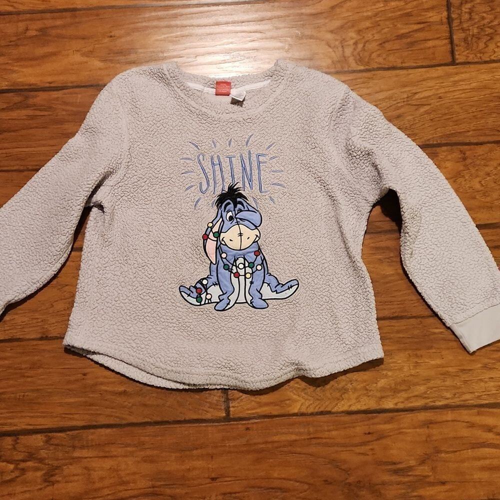 Disney Eeyore "Shine" fleece Christmas women's XL